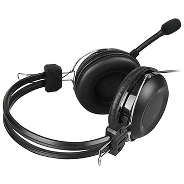 A4Tech HU-35 herní sluchátka s mikrofonem, drátová, černá, USB