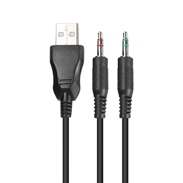 Marvo HG8901 sluchátka s mikrofonem, drátová, černá, USB