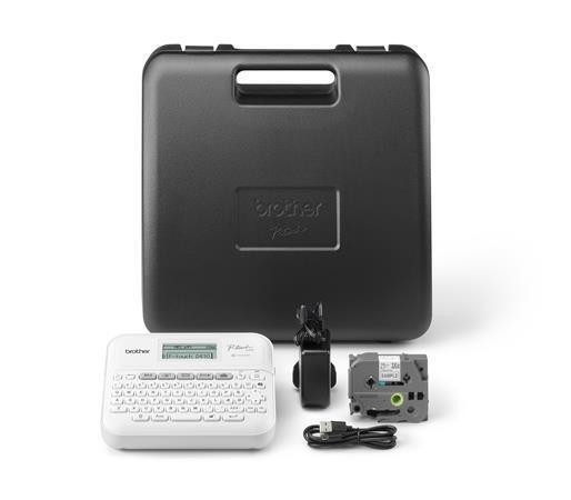 Tiskárna štítků s boxem "PT-D410VP", BROTHER PTD410VPYJ1