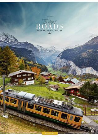 Sešit "The Elegant Roads", mix motivů, A4, čtverečkovaný, 40 listů, SHKOLYARYK A4-040-5262K