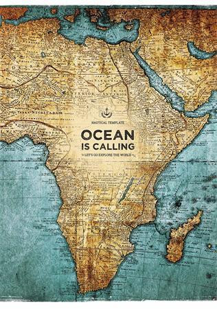 Sešit "Ocean is Calling", mix motivů, A4, linkovaný, 40 listů, SHKOLYARYK A4-040-5267L