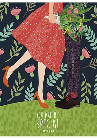 Sešit "Twin Book Special", mix, A5, čtverečkovaný/čistý, 2 x 40 listů, SHKOLYARYK A5-2X040-583