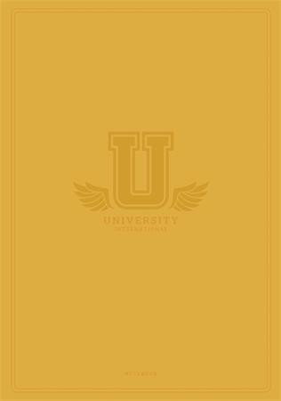 Sešit "University International", mix motivů, A4, čtverečkovaný, 60 listů, SHKOLYARYK A4-060-5405K