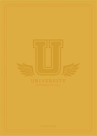 Sešit "University International", mix motivů, A5, čtverečkovaný, 60 listů, SHKOLYARYK A5-060-5407K