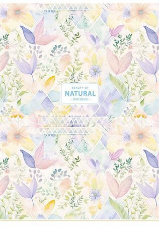 Sešit "Natural", mix motivů, A4, čtverečkovaný, 80 listů, SHKOLYARYK A4-080-5231K