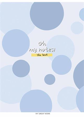 Sešit "Oh my notes", mix motivů, A5, linkovaný, 80 listů, SHKOLYARYK A5-080-5239L