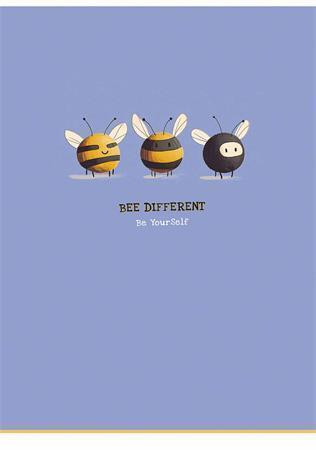 Sešit "Bee Different", mix motivů, A4, linkovaný, 80 listů, SHKOLYARYK A4-080-5245L