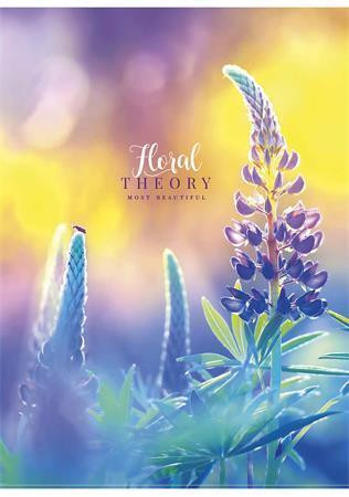 Sešit "Floral Theory", mix motivů, A4, linkovaný, 80 listů, SHKOLYARYK A4-080-5266L