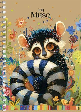 Spirálový sešit "Spring Hope", mix motivů, A6, čtverečkovaný, 80 listů, SHKOLYARYK A6-SC-080-6142K