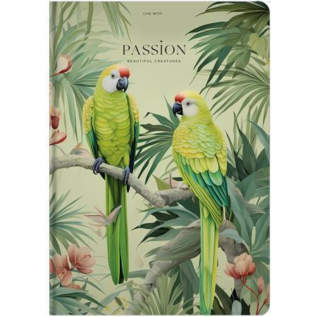 Zápisník "Live with Passion", A4, čtverečkovaný, 80 listů, SHKOLYARYK A4-IC-080-7033K