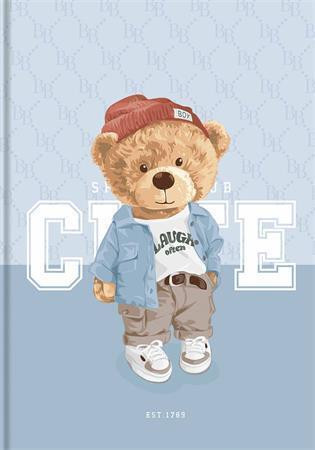 Zápisník "Cute", A4, čtverečkovaný, 80 listů, SHKOLYARYK A4-IC-080-7035K