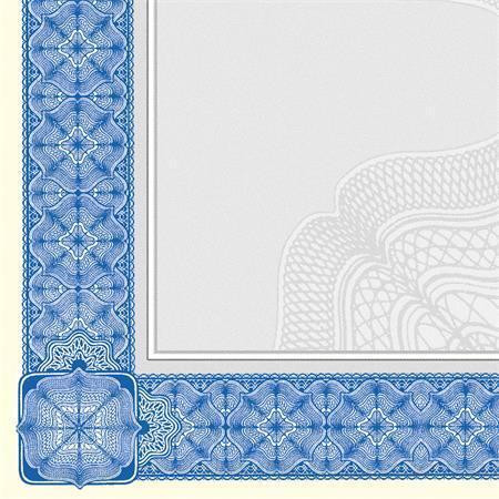 Papír s motivem Diplom, modrá, A4, 185g, SIGEL