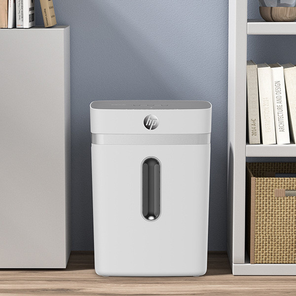 HP automatický skartovací stroj OneShred 12CC křížovým řezem