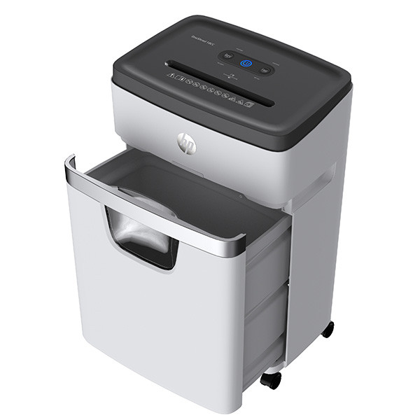 HP automatický skartovací stroj OneShred 18CC křížovým řezem