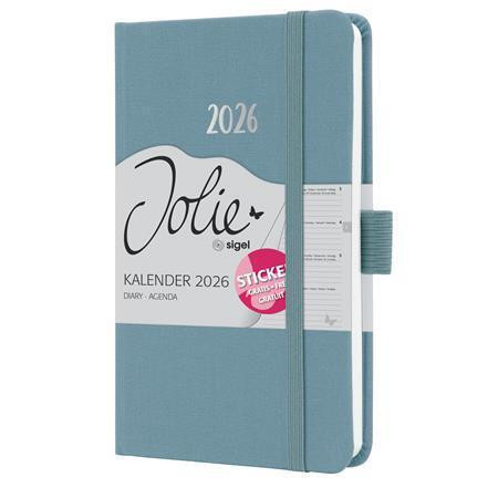 Diář "Jolie", kobaltově modrá, A6, týdenní, 2026, tvrdé desky, SIGEL J6400