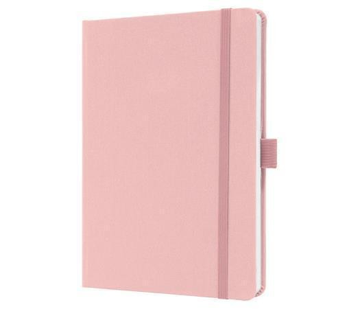 Exkluzivní zápisník "Jolie", světle růžová, A5, linkovaný, 96 listů, tvrdé desky, SIGEL JN405