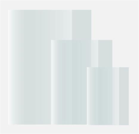 Obal na sešit, transparentní, A4, PVC, 10 ks/balení, MIRA OFFICE 13428