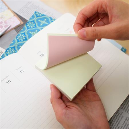 Samolepicí bloček, pastelové barvy, 76x76 mm, 100 listů, STICK N 21821