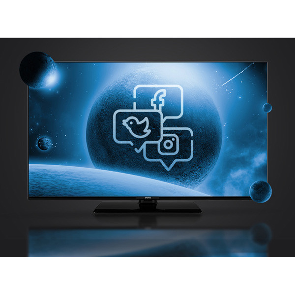 Televize Orava, LT-ANDR50 B01, 50", 4K UHD 3840 x 2160, 50/60 Hz, černá, Android TV