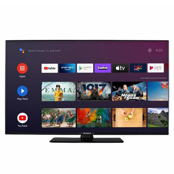 Televize Orava, LT-ANDR65 C01, 65", 4K UHD 3840 × 2160, 2000 Hz, černá, Android 11