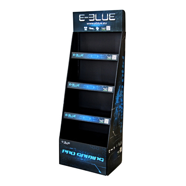 E-Blue - stojan velký, 175 x 61 x 40 cm, lepenka