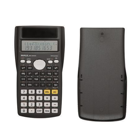 Kalkulačka "MSC 240 Eco", černá, vědecká, 240 funkcí, MAUL 72705