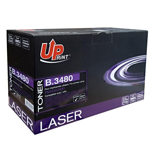 UPrint kompatibilní toner s Brother TN3480, TN3430, B.3480, black, 8000str.