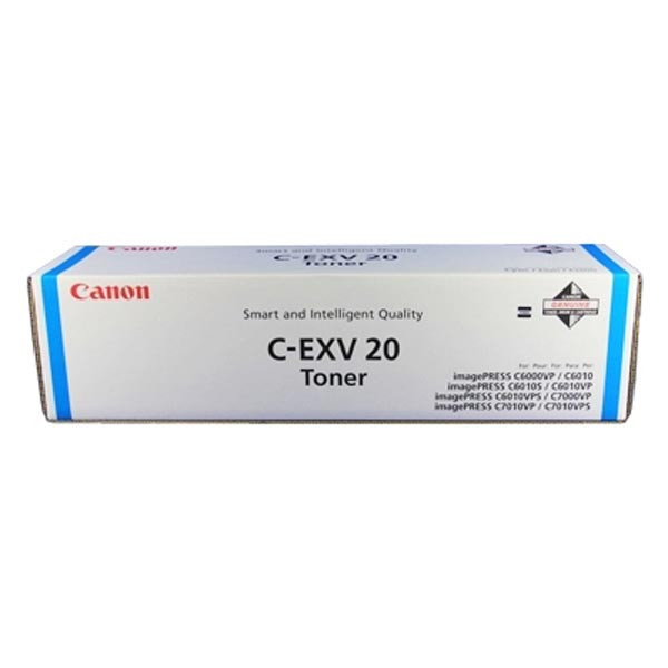Canon originální toner C-EXV20 C, 0437B002, cyan, 35000str.