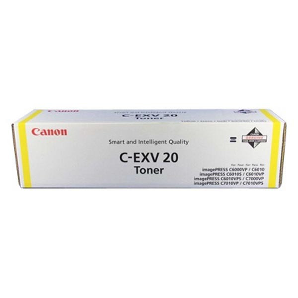 Canon originální toner C-EXV20 Y, 0439B002, yellow, 35000str.