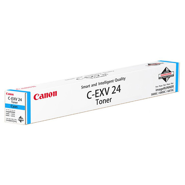 Canon originální toner C-EXV24 C, 2448B002, cyan, 9500str., náhrada za CEXV10