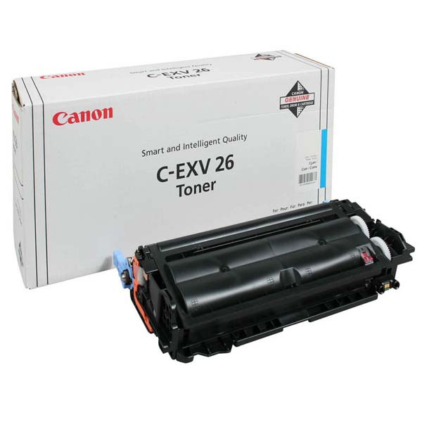 Canon originální toner C-EXV26 C, 1659B006, 1659B011, cyan, 6000str.