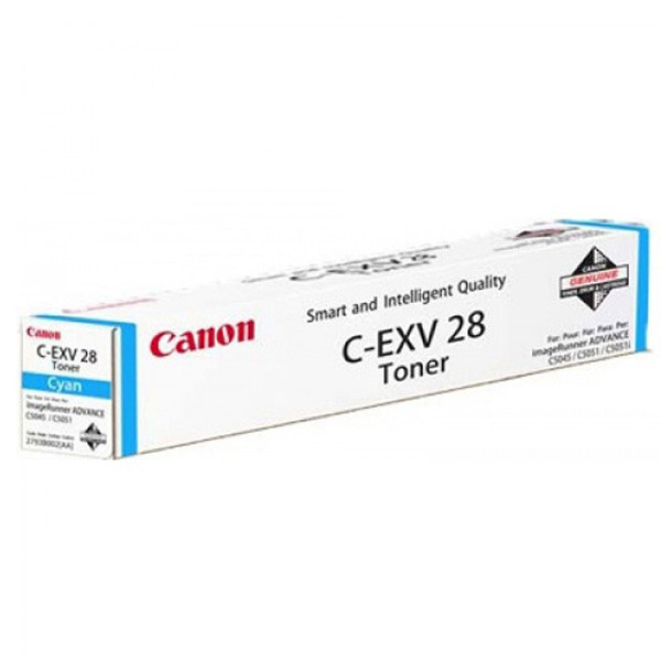 Canon originální toner C-EXV28 C, 2793B002, cyan, 38000str.