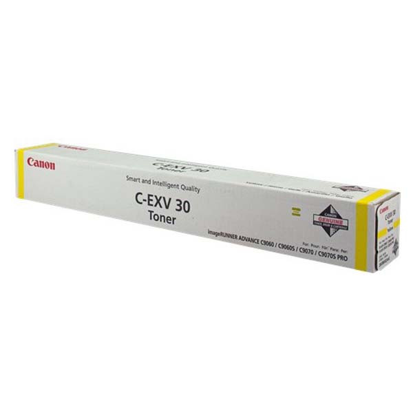 Canon originální toner C-EXV30 Y, 2803B002, yellow, 54000str.