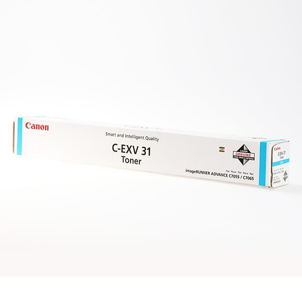 Canon originální toner C-EXV31 C, 2796B002, cyan, 52000str.