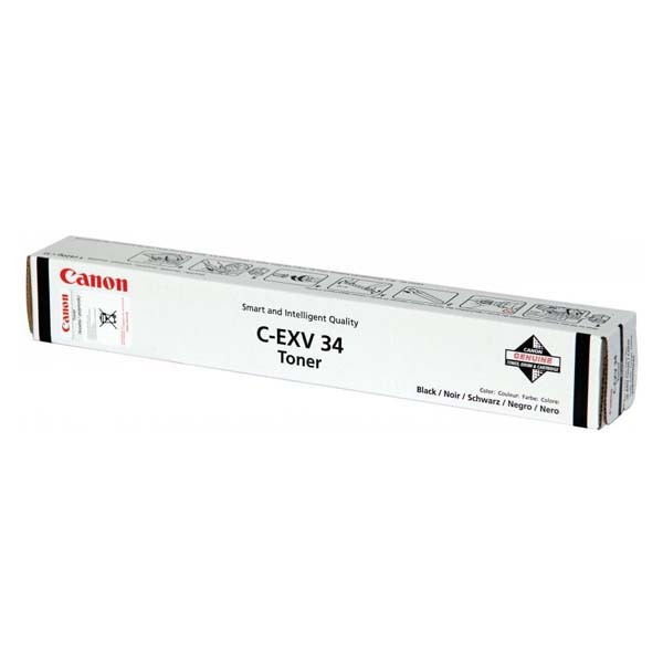 Canon originální toner C-EXV34 BK, 3782B002, black, 23000str.