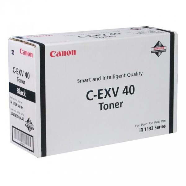 Canon originální toner C-EXV40 BK, 3480B006, black, 6000str.