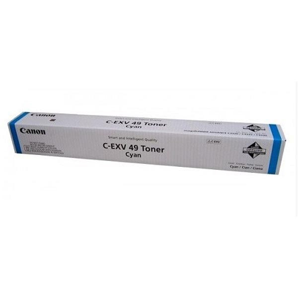 Canon originální toner C-EXV49 C, 8525B002, cyan, 19000str.