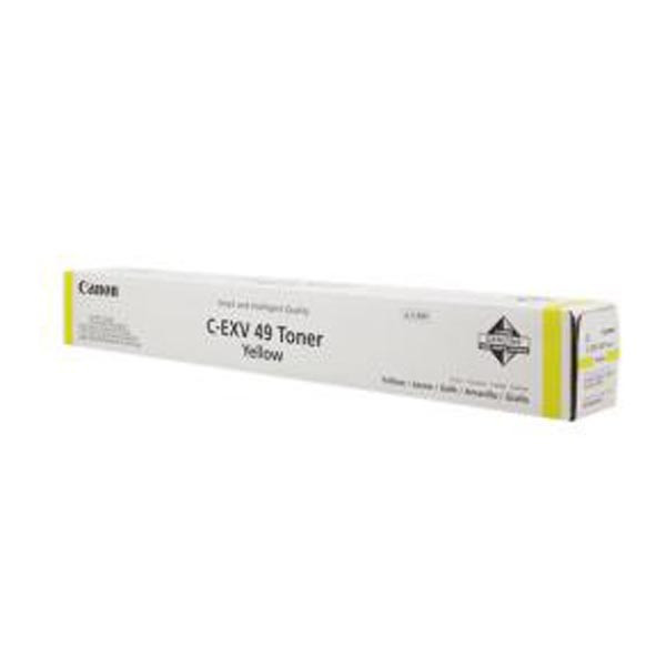 Canon originální toner C-EXV49 Y, 8527b002, yellow, 19000str.