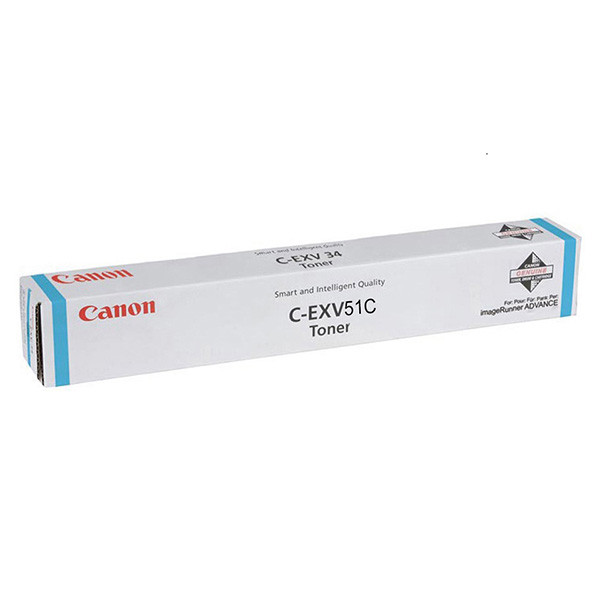 Canon originální toner CEXV51, 0482C002, cyan, 60000str.