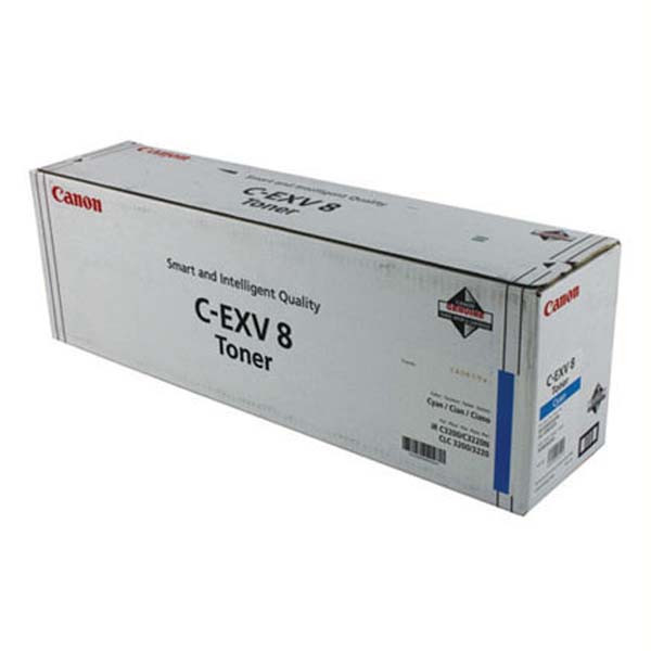 Canon originální toner C-EXV8 C, 7628A002, cyan, 25000str.