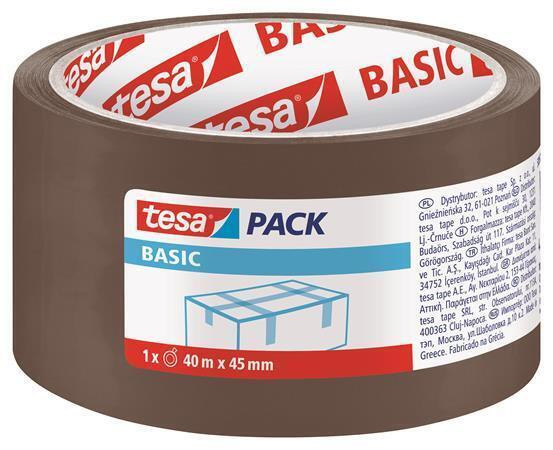 Balicí páska "tesapack Basic", hnědá, 45 mm x 40 m, TESA 585750000000