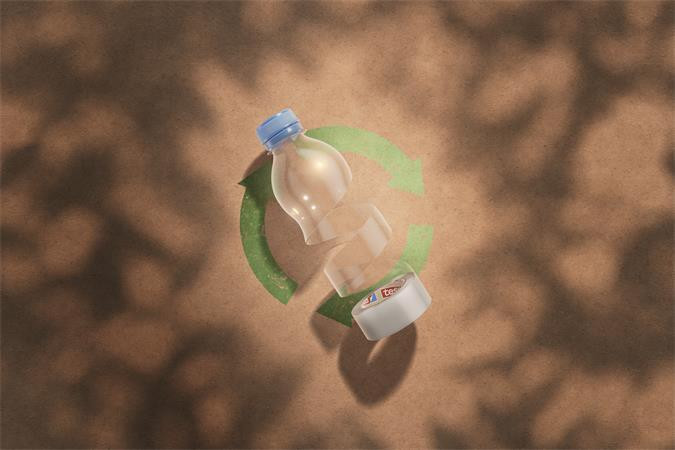 Lepicí páska s odvíječem, "Eco&Crystal", transparentní, 19 mm x 10 m, TESA