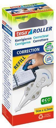 Náplň do korekčního rolleru "EcoLogo®", 4,2 mm x 14 m, TESA