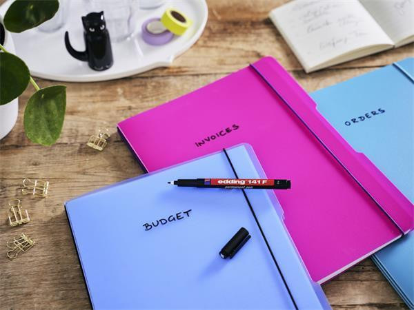 Permanentní popisovač "141 F", modrá, OHP, 0,6mm, EDDING