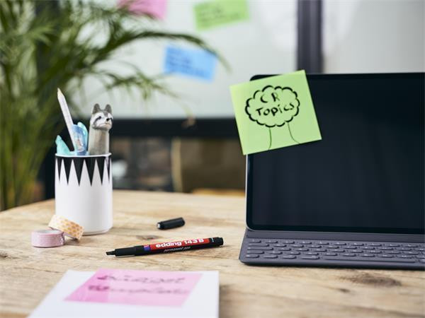 Permanentní popisovač "143 B", zelená, OHP, 1-3mm, EDDING