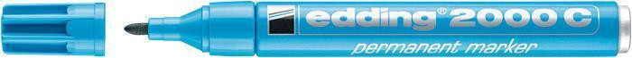 Permanentní popisovač "2000", sv.modrá, 1,5-3mm, kuželový hrot, EDDING