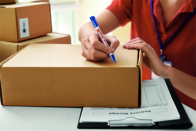 Permanentní popisovač "400", modrá, 1mm, EDDING