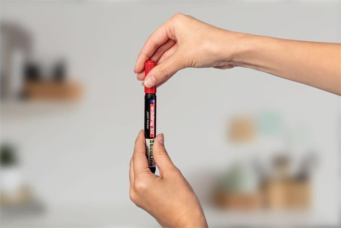 Lakový popisovač "50 EcoLine", červená, 2-3 mm, EDDING 4-50-002