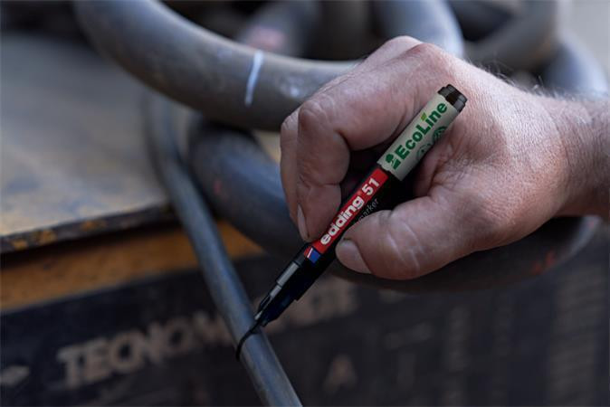 Lakový popisovač "51 EcoLine", zelená, 1-2 mm, EDDING 4-51-004