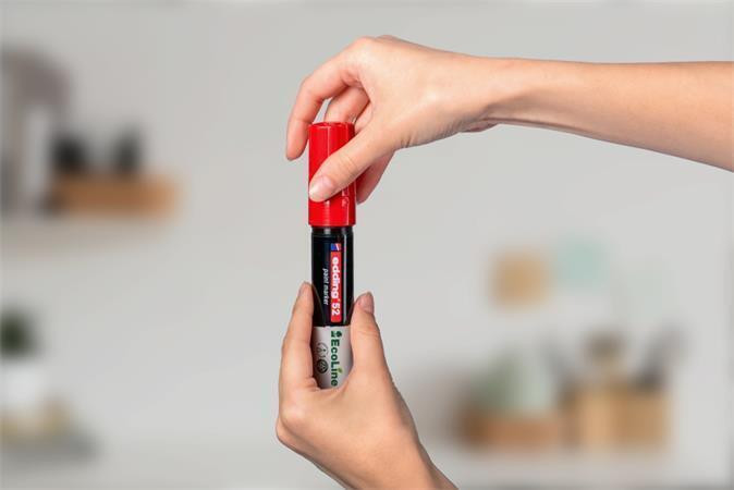 Lakový popisovač "52 EcoLine", červená, 4-15 mm, EDDING 4-52-002